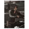 Leon Kennedy Resident Evil Vendetta Leather Jacket Front