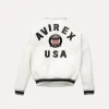 Lethal Bizzle Avirex White Jacket Back