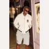 Lethal Bizzle Avirex White Jacket Front Jacket