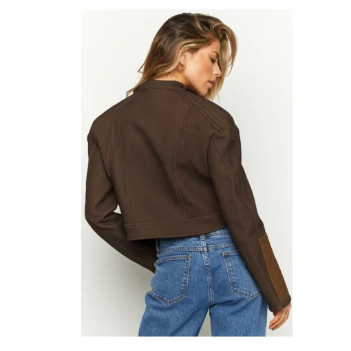 Lioness Leather Jacket Back