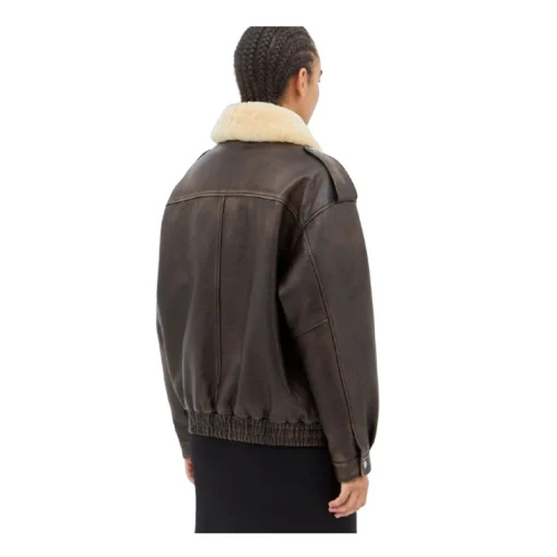 Miu Miu Leather Jacket Black