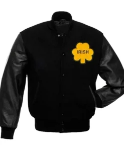 Notre Dame Black Varsity Jacket