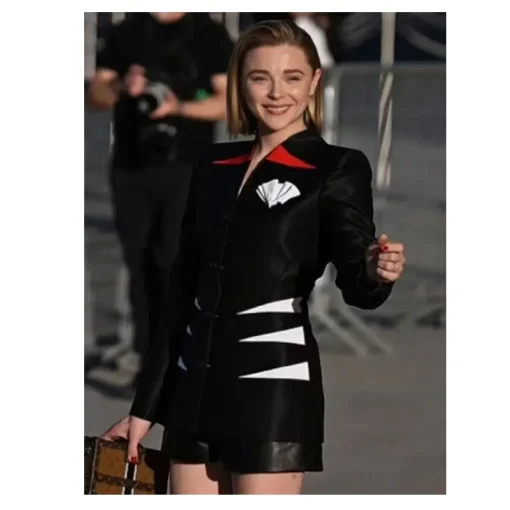 Paris Fashion Week Chloë Grace Moretz Blazer Black