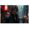 Resident Evil 4 Leon Kennedy Sigma Black Leather Jacket Front