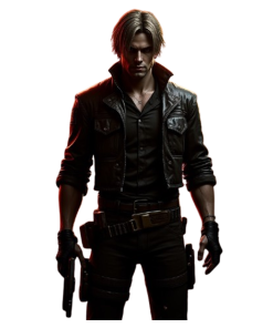 Resident Evil 4 Leon Kennedy Sigma Leather Jacket