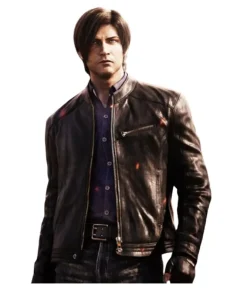 Resident Evil Infinite Darkness Leon Kennedy Leather Jacket