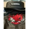 Samurai Cyberpunk 2077 Bomber Leather Jacket