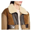 Sandro Shearling Fur Jacket