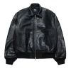 Stussy Leather Flight Jacket