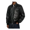 Stussy Leather Flight Jacket-unisex