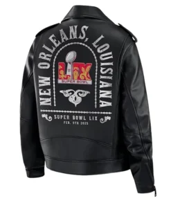 Super Bowl LIX Rebecca Minkoff X Erin Andrews Black Leather Jacket