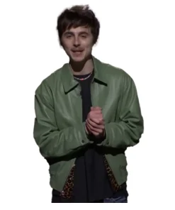 Timothée Chalamet SNL Leather Jacket