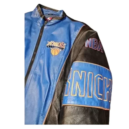 Timothée Chalamet New York Knicks Leather Jacket - Image 3