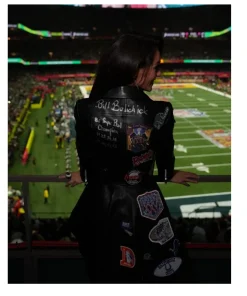 Jordon Hudson Boyfriend Bill Belichick Black Jacket
