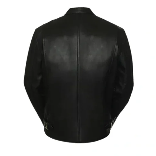 Super Bowl LIX Sam Worthington Leather Jacket - Image 3