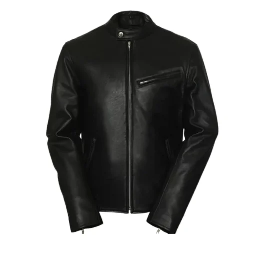 Super-Bowl-LIX-Kickoff-Sam-Worthington-Black-Leather-Jacket.