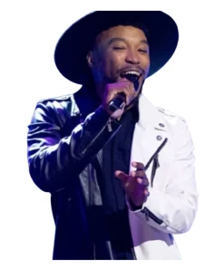 The Voice S27 Divighn Two Tone Leather Moto Jacket