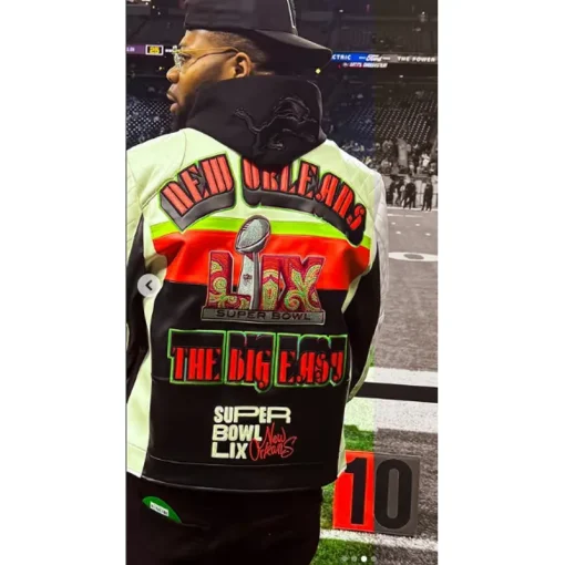 Super Bowl 2025 Master P Leather Jacket