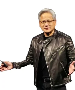 Nvidia CEO Jensen Huang Leather Jacket