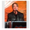 Keith Urban 2025 CMA Touring Awards Black Leather Jacket