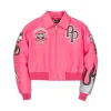 World Famous Pelle Pelle Pink Jacket Front