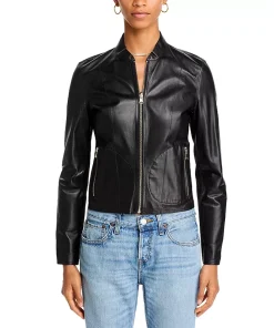Women's Chapin Leather Reversible Jacket Front
