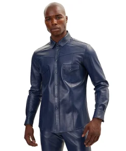 Genuine Lambskin Leather Shirt