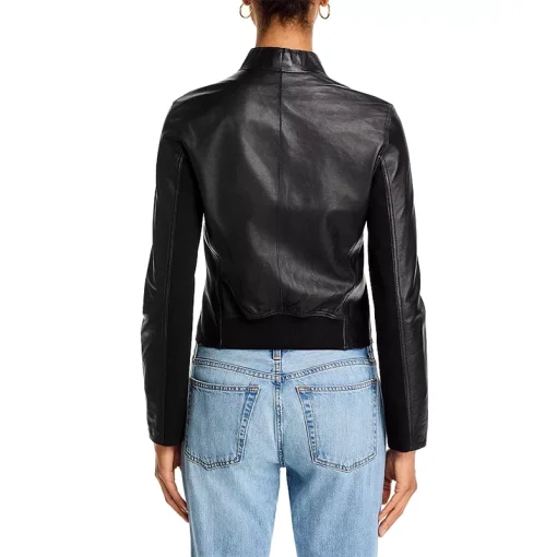 Women's Chapin Leather Reversible Jacket Back