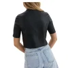 Sevana Reversible Black Leather Jacket Back
