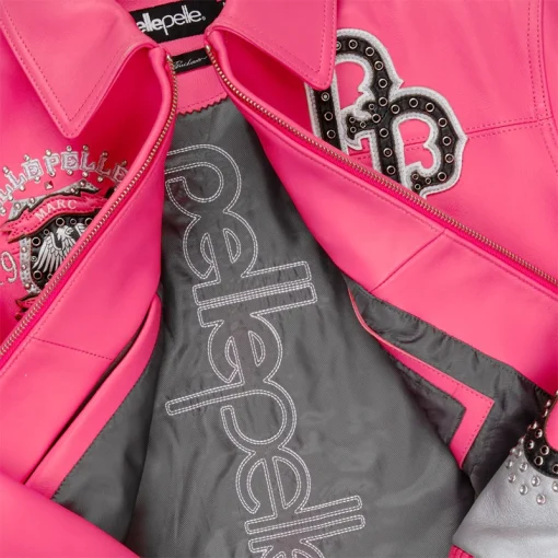 World Famous Pelle Pelle Pink Jacket Inner