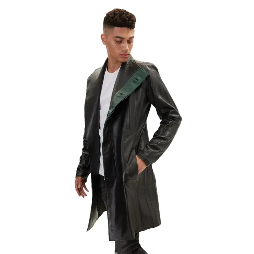 Genuine Leather Rebel Jacket Side