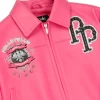 World Famous Pelle Pelle Pink Jacket Front Logo