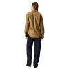 Women Faux Leather Shirt Back