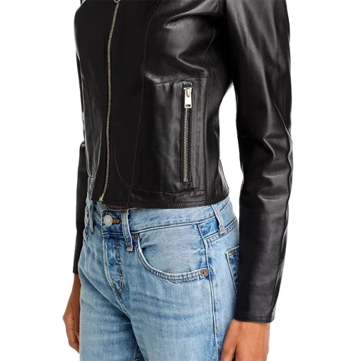 Women's Chapin Leather Reversible Jacket Pocket