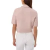 Sevana Reversible Rose gold Leather Jacket Back