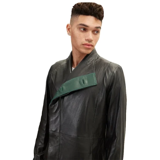 Genuine Leather Rebel Jacket Collar