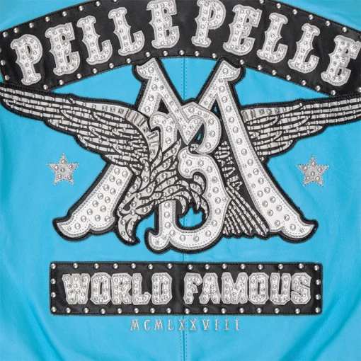 World Famous Pelle Pelle Womens Jacket Back Logo