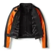 Essential Moto Blocked Leather Jacket