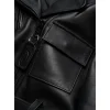 Women's Cropped Slim Classic Leather Jacket