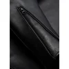 Women's Cropped Slim Classic Leather Jacket