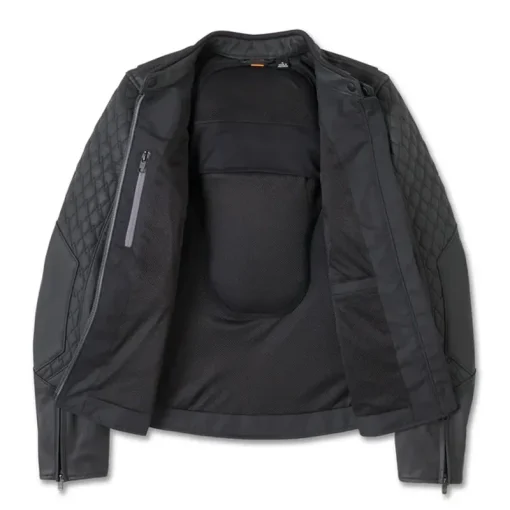 Women's Willie G Skull Graphic Leather Riding Jacket