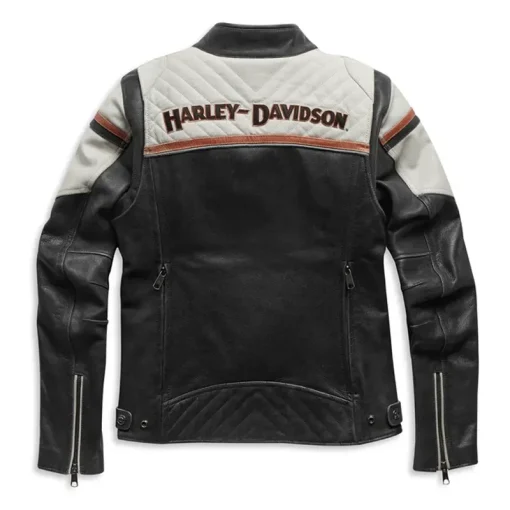 Harley-Davidson Triple Vent Miss Enthusiast II Leather Riding Jacket