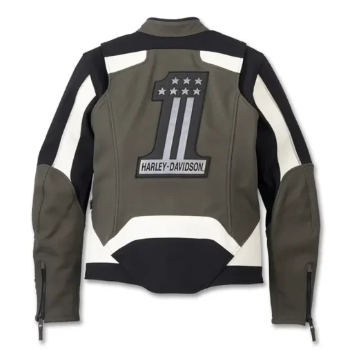 Women's Ace Mixed Leather Riding Jacket