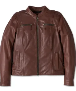 Women's Linden Leather Riding Jacket