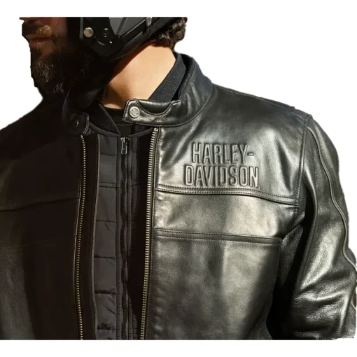 Harley-Davidson Flex Layering System Café Racer Leather Jacket