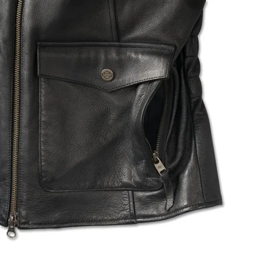 Harley-Davidson Flex Layering System Captains Leather Jacket