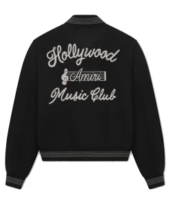 AMIRI Hollywood Music Club Black Bomber Jacket