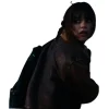 Hurry Up Tomorrow Jenna Ortega Brown Fur Leather Jacket