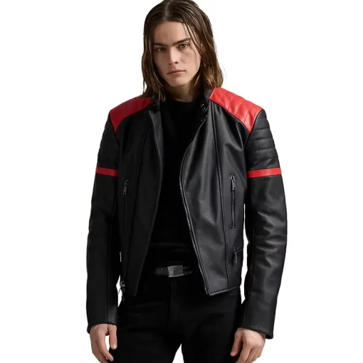 Leather Café Racer Jacket