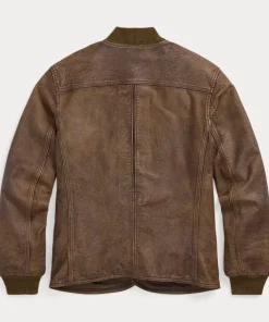 Men's Leather Car Coat